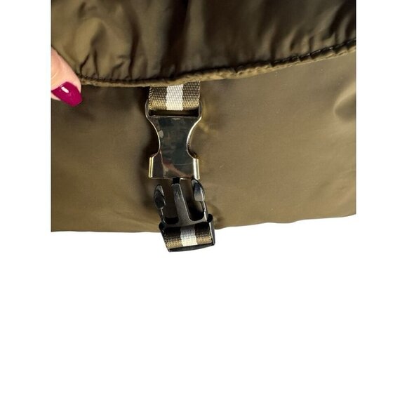 Tommy Bahama Go Everywhere Olive Green Cargo Tote Puffer Bag Detachable Strap - Picture 8 of 15